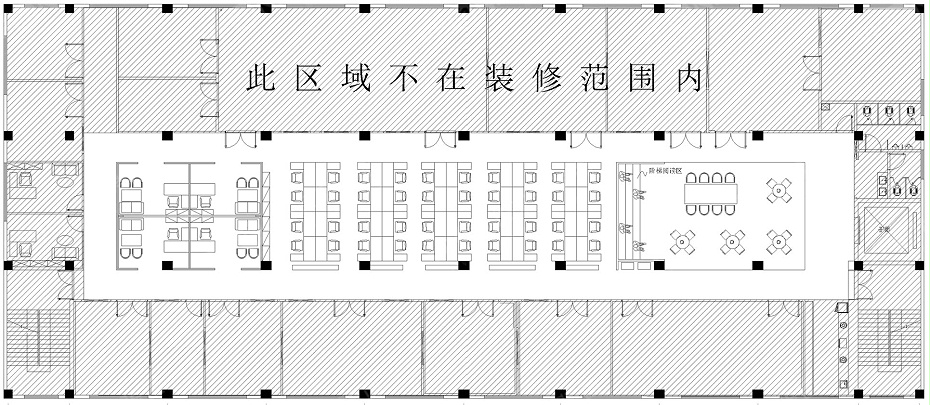 辦公室平面圖設(shè)計(jì)-深圳文豐裝飾公司